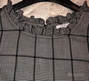 Blusa OVS a quadri bianco e nero