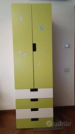 Mobile IKEA stuva bianco e verde