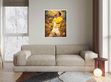 Quadro Freddie Mercury Giclee' 