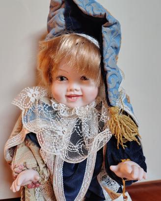 Bambola in porcellana veneziana da collezione