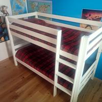 Letto a castello trasformabile in 2 letti singoli