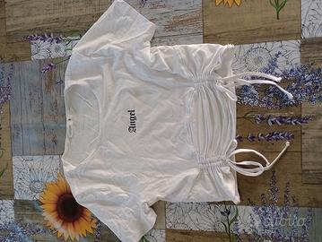 Top Crop Terranova Bianco – Taglia S Donna