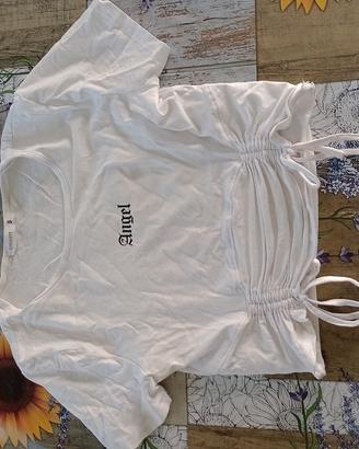 Top Crop Terranova Bianco – Taglia S Donna