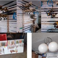 Attrezzatura completa per pesca in mare da barca