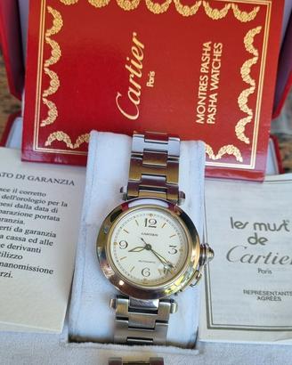 CARTIER PASHA C 2324 AUTOMATIC 35MM SCATOLA 