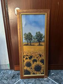 Quadro con girasoli