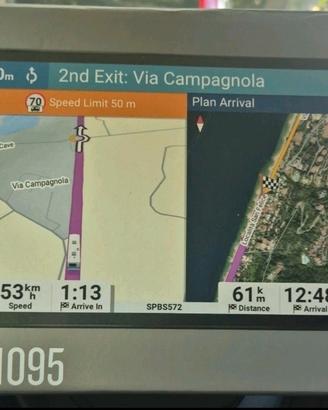 navigatore garmin 1095 camper nuovo mai aperto