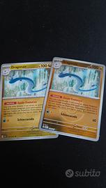 2 Pokemon Dragonair 151/217 