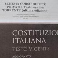 schema corso diritto privato - costituzione italia