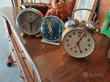 orologi sveglia vintage 