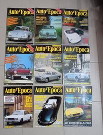 riviste  "auto d'epoca"  la "manovella" 