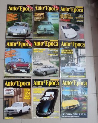 riviste  "auto d'epoca"  la "manovella" 