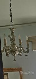 lampadario capodimonte angeli