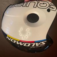 Casco da sci  junior  e maschera neon