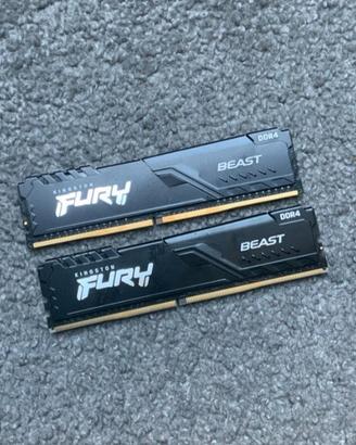 Fury Beast Ram ddr4 16gb