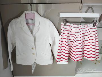 completo giacca e gonna anni 4/5