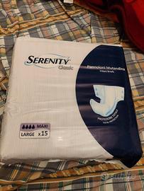 pannoloni per anziani unisex L.  XL. 