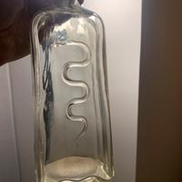 Rara bottiglia di vetro