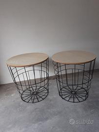 Tavolini (due) contenitore da salotto