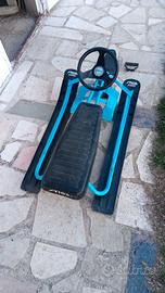 Slitta neve con volante