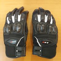 Guanti Moto LS2 Spark II Pelle Nero/Bianco
