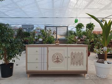 Sideboard design credenza bicolore deco Ferrè
