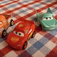 set metallo 3 mini cars saetta mcqueen cricchetto