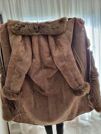 MONTONE SHERLING DONNA Taglia 48-Pelliccia Pesante