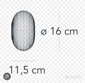 lampada bianca a led small di fontana arte