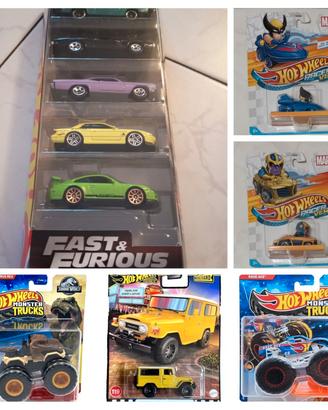 HOT WHEELS IN BLOCCO QUESTE SIGILLATE
