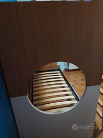 Letto a castello in legno