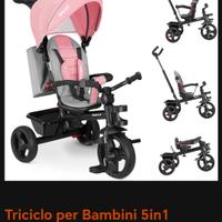 triciclo passeggino 