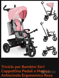 triciclo passeggino 