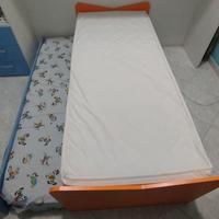 letto singolo con secondo letto a scomparsa