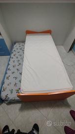 letto singolo con secondo letto a scomparsa