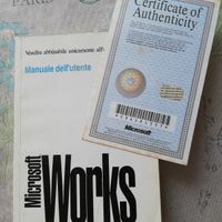 Microsoft works 3.0 manuale utente certificato