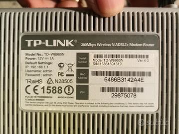 TP-LINK ADSL2+ modem, wi-fi acces point 300mbps