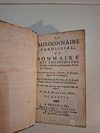 Le Missionnaire Paroissial ou Sommarie III Partie
