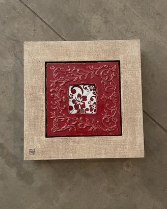 Quadro con ceramica