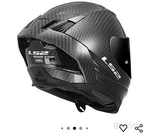 CASCO CARBON LS2 CON DOPPIA VISIERA 