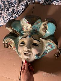 Splendida maschera artistica veneziana originale