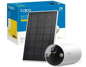 C410 KIT 2K 3MP Telecamera WiFi Esterno Solare Bat