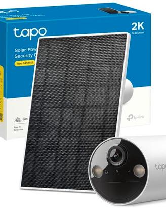 C410 KIT 2K 3MP Telecamera WiFi Esterno Solare Bat