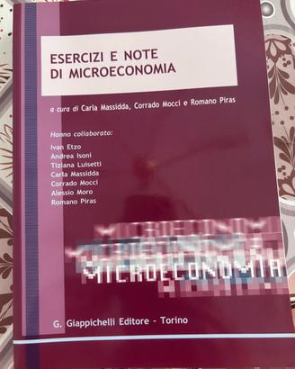 Libri esercizi di note di microeconomia