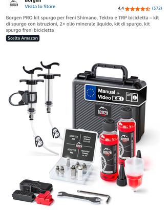 Borgen PRO Kit Spurgo Freni Shimano