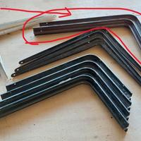 Staffe reggimensola 40×24 cm – portata 60 kg – 2 p