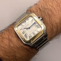 Cartier Santos Acciaio e Oro 18kt XL 