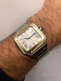 Cartier Santos Acciaio e Oro 18kt XL 