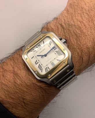 Cartier Santos Acciaio e Oro 18kt XL 