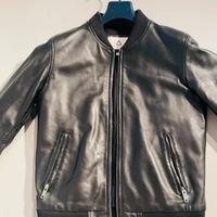 Bomber 4 stagioni in pelle pieno fiore